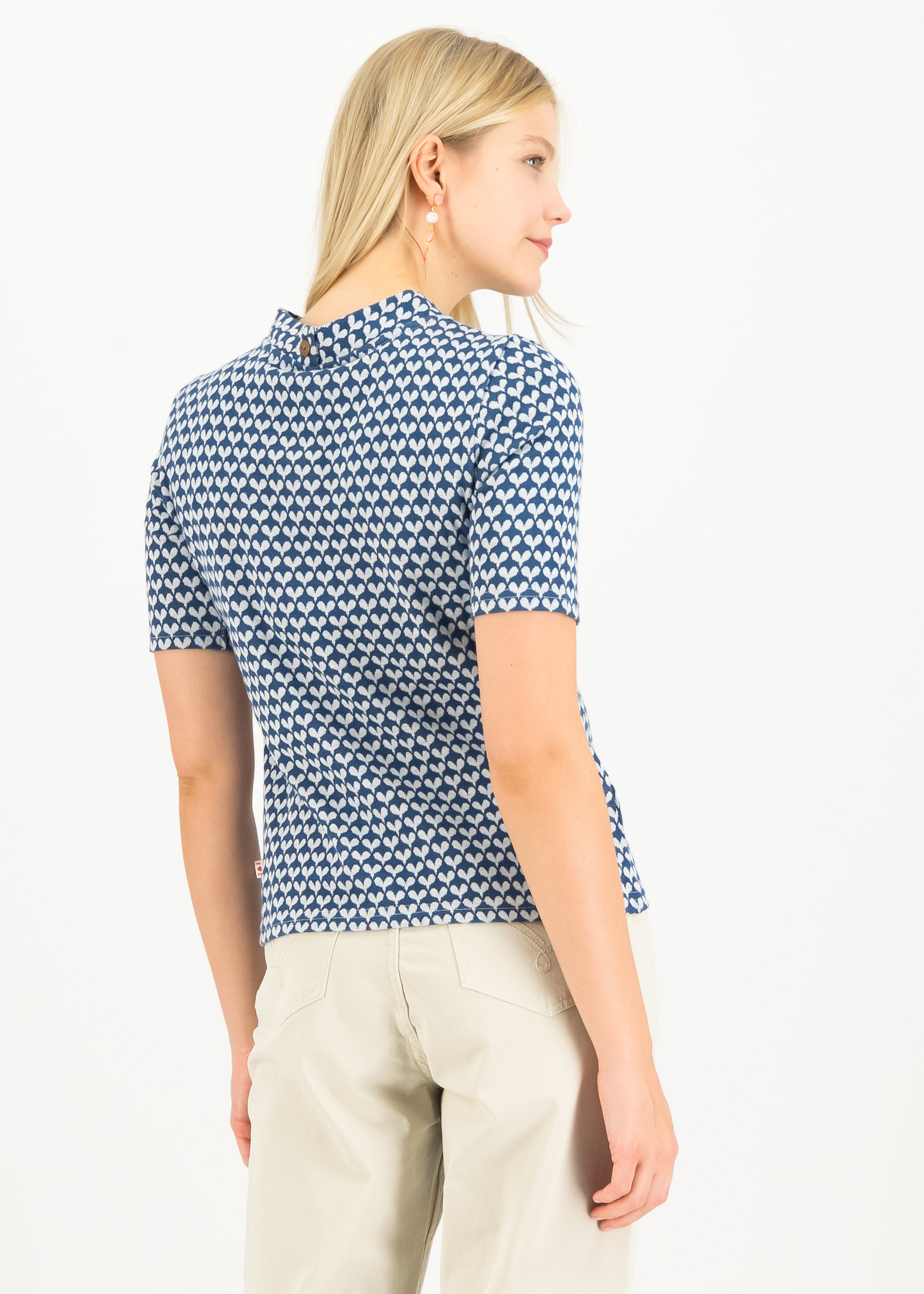 Shirt Tiny Sixties Crew, sweet blue hearts, Shirts, Blau