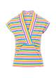 Streifenshirt Virgin Venus, coral rainbow stripes, Shirts, Lila