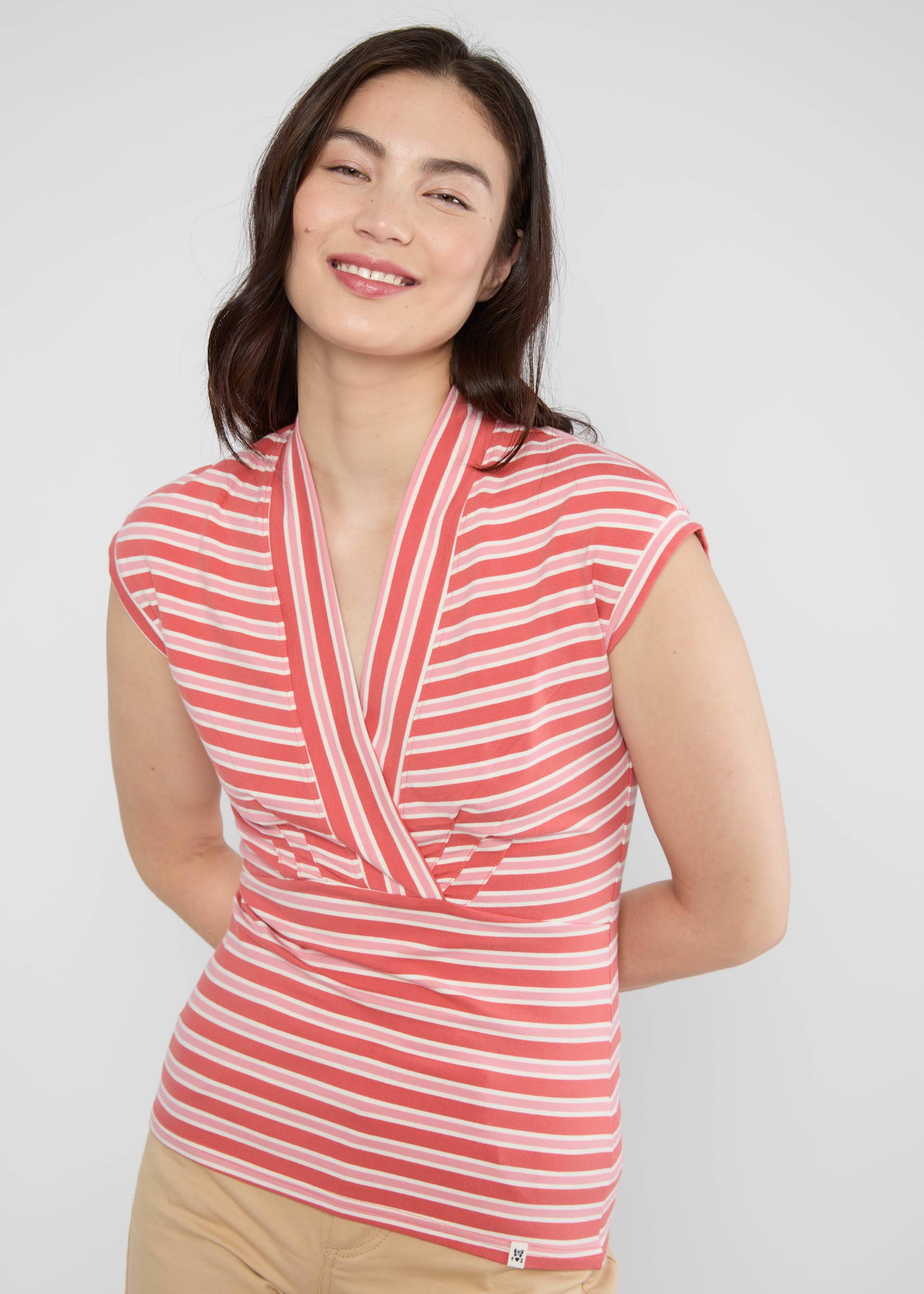 Streifenshirt Virgin Venus, caravan stripes red, Shirts, Rot