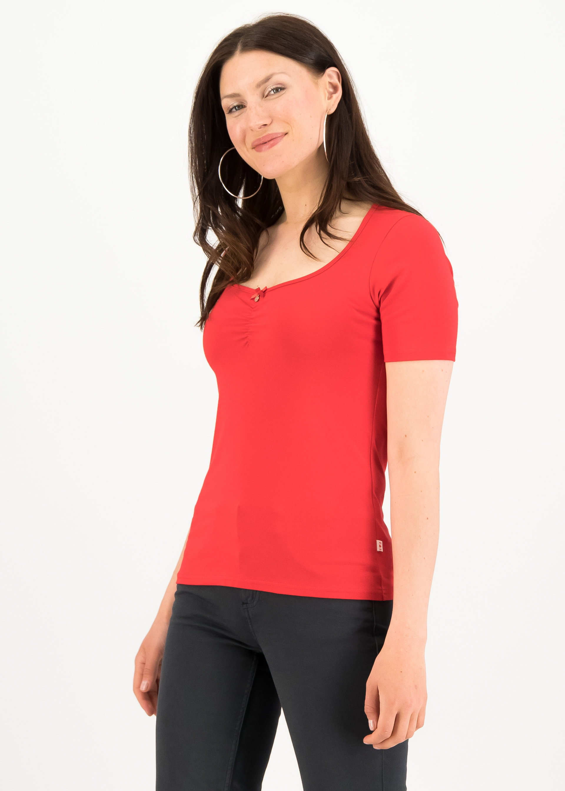 T-Shirt Balconnet F&eacute;minin, miss kiss, Shirts, Rot