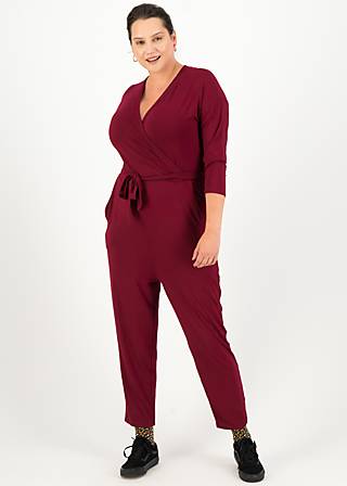 Jumpsuit cache un coussin, foxy red, Trousers, Red