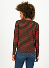 Longsleeve carry me home, ruby red, Tops, Black