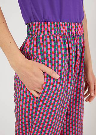 Schlaghose Flarebunny, interlaced colors, Hosen, Lila