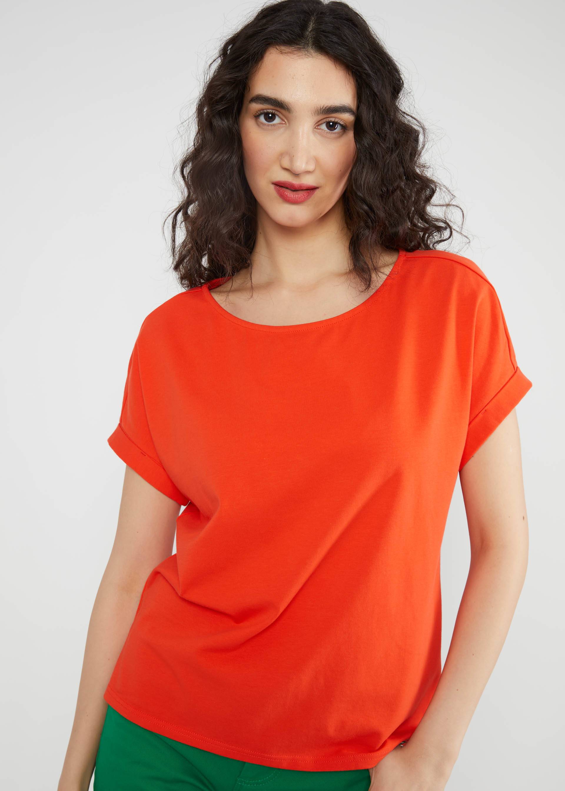 Jerseyshirt Glow and Grow, vermilion red, Shirts, Rot