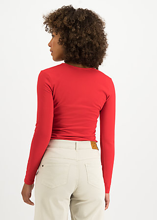 Longsleeve Hot Knot Pow Wow, miss kiss, Shirts, Rot