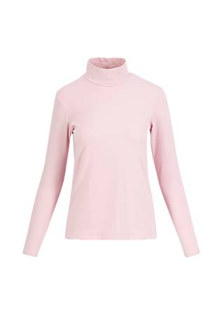 Longsleeve Lonely Lips Turtle, soft pink, Shirts, Rosa