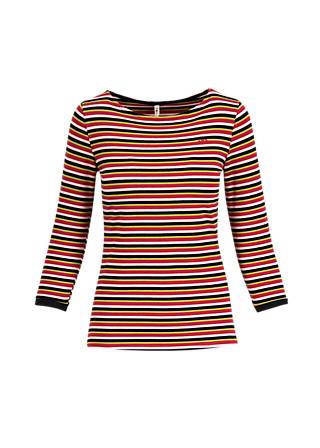 Jerseyshirt Oh Marine, botanical stripes, Shirts, Rot