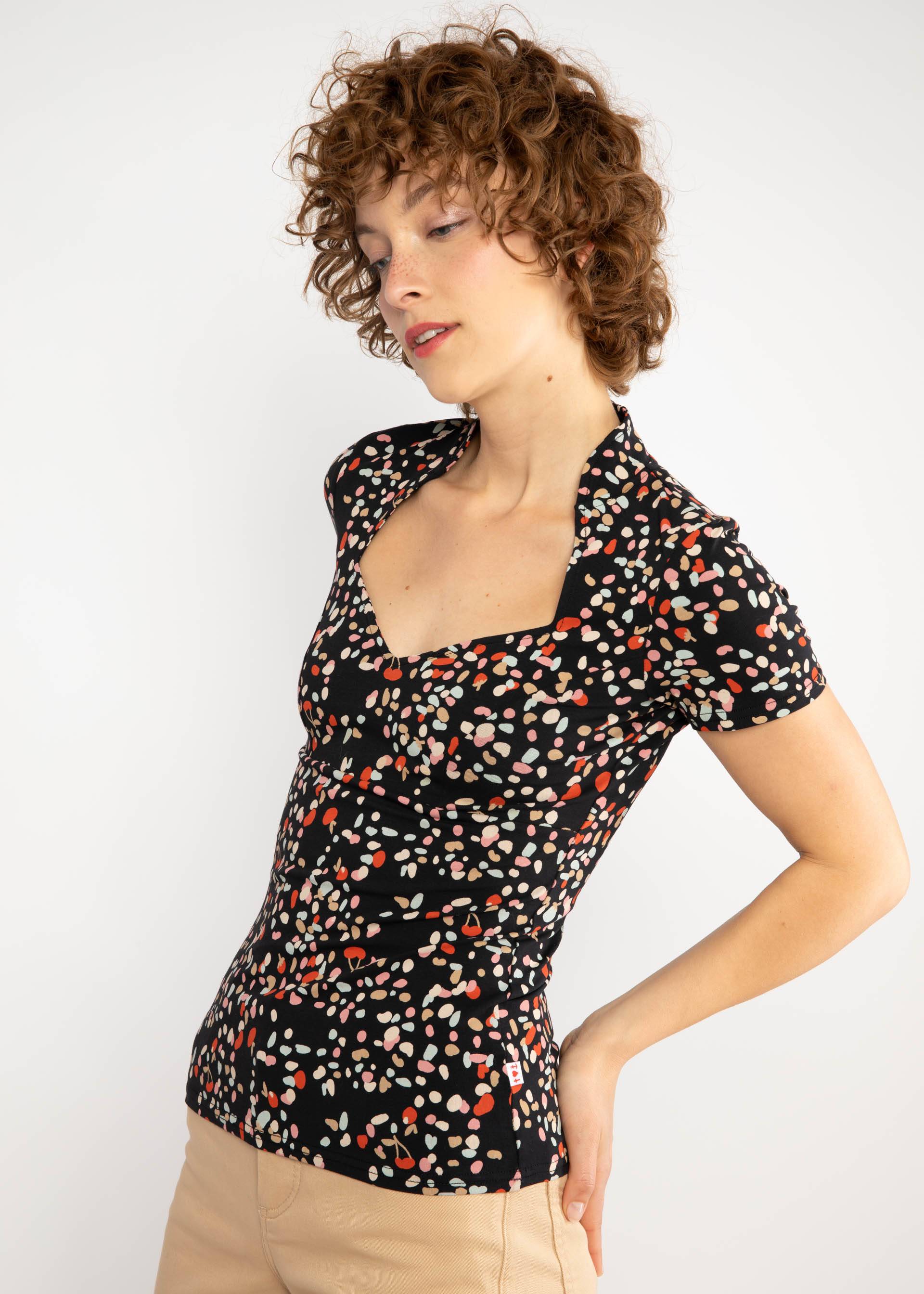 T-Shirt Pow Wow Vau, summer night cutie-pie, Tops, Black