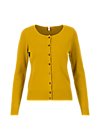 Cardigan save the brave, yellow classic, Strickpullover & Cardigans, Gelb