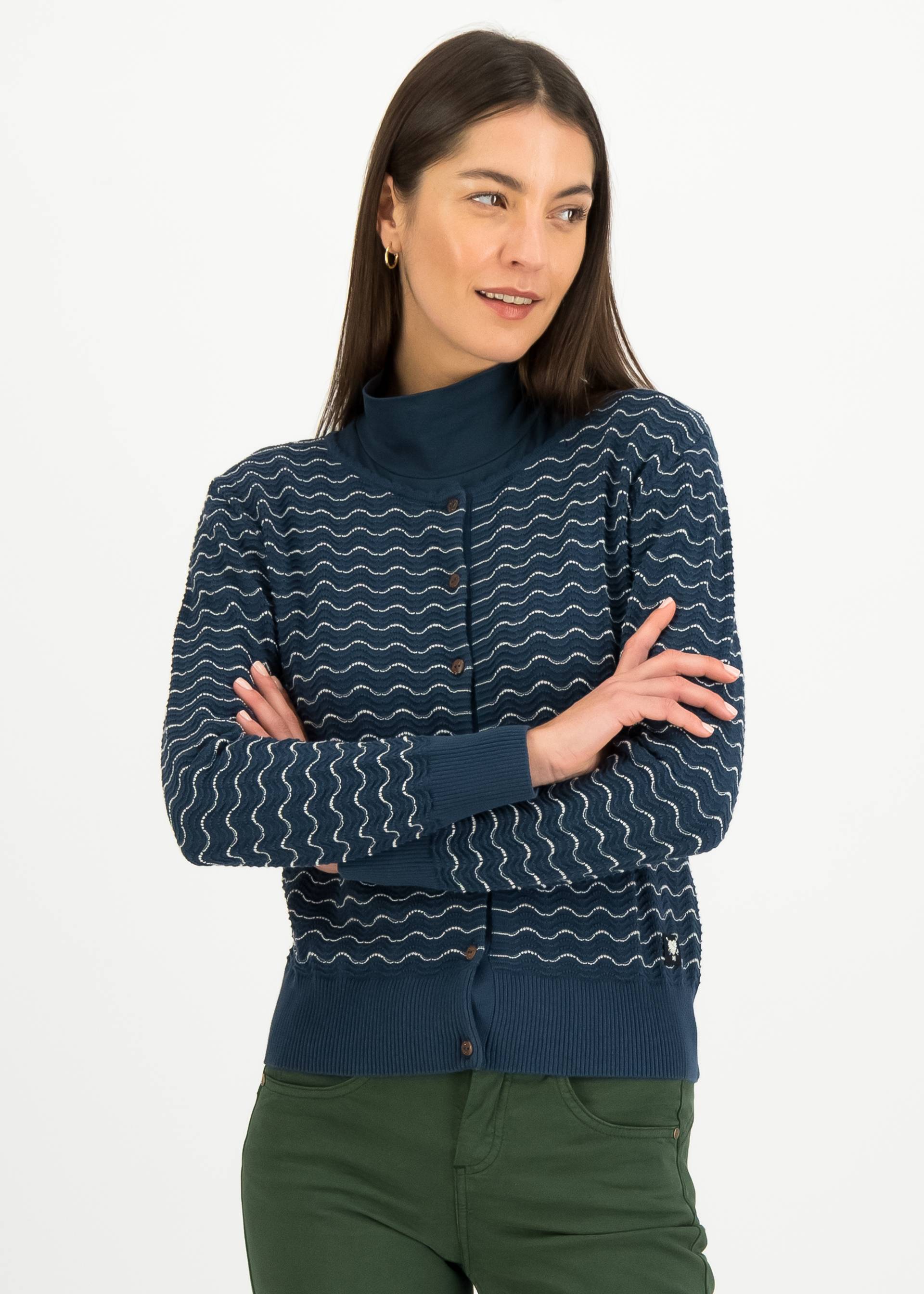 Cardigan Save the Brave Wave, feel free wave, Cardigans, Blue