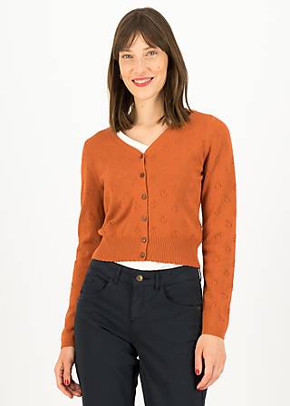 Cardigan save the world, brown apple pie, Knitted Jumpers & Cardigans, Brown