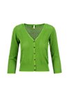 Cardigan Sweet Petite, juicy grass zig zag, Knitted Jumpers & Cardigans, Green