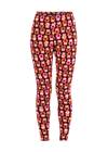 Thermo leggings Totally Thermo, happy rainbow owl, Trousers, Brown