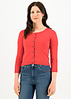 Cardigan Welcome to the Crew, sweet like cherry dots, Strickpullover & Cardigans, Rot