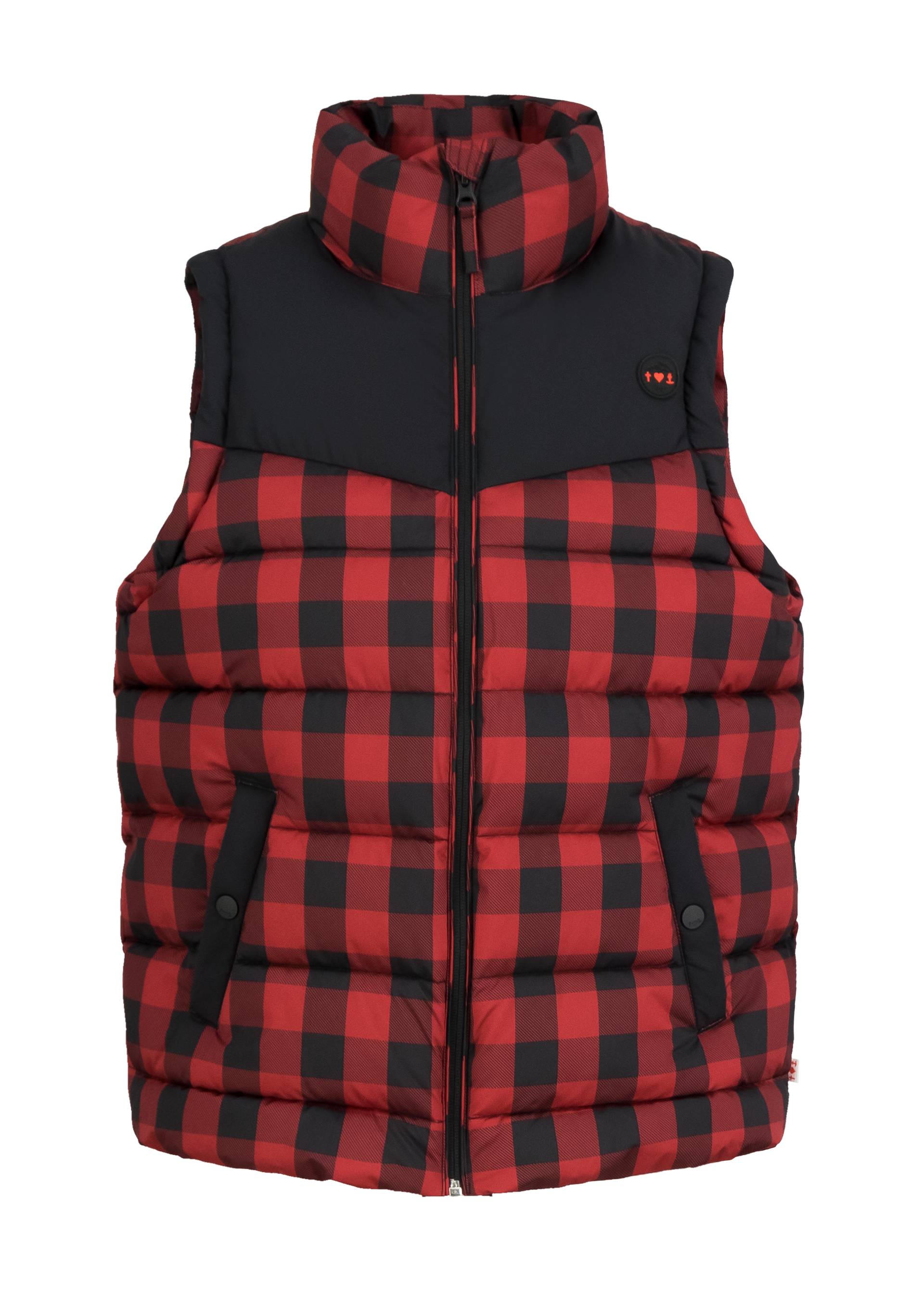 Gilet Cloud Stepper Vest, have a fable check, Jackets & Coats, Red