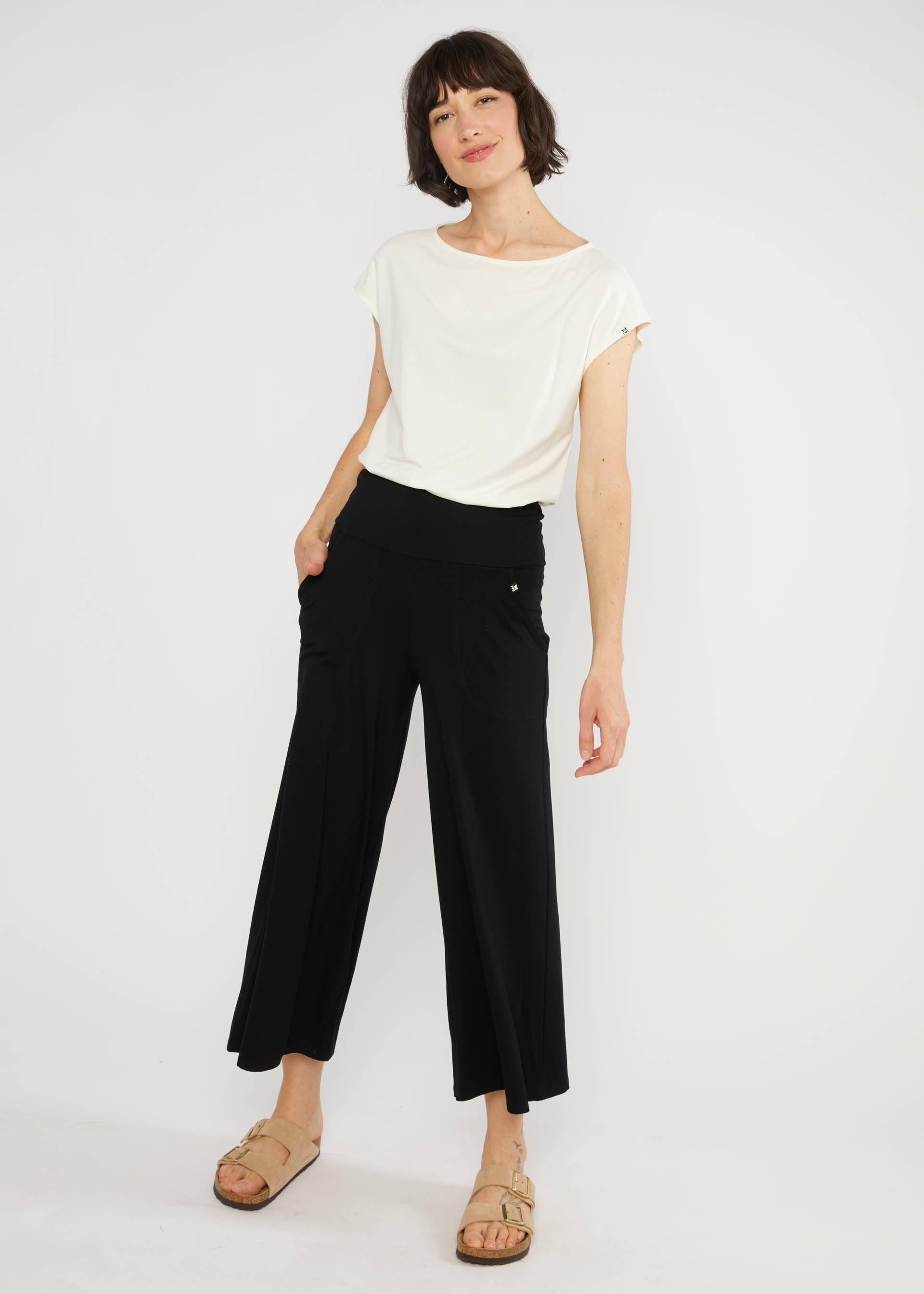 Culottes Cul de Berlin, soot black, Trousers, Black