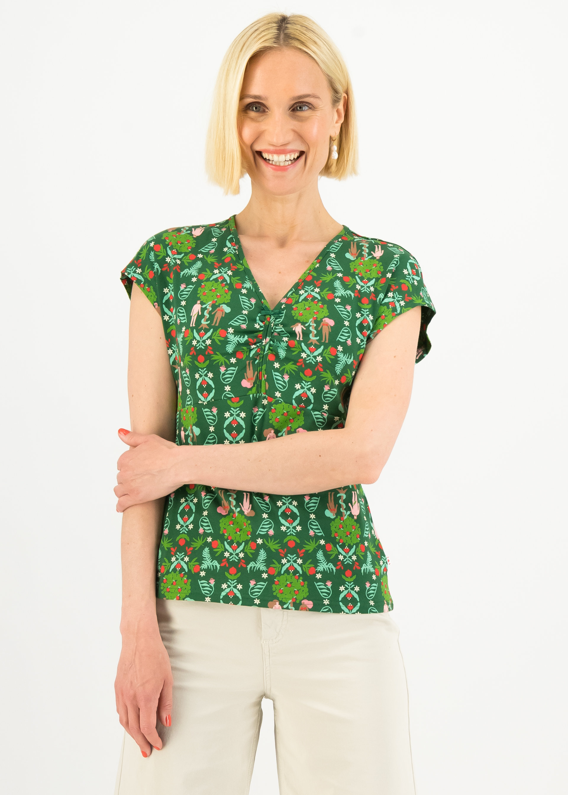 T-Shirt D’un Cœur Leger, adam e eva, Shirts, Gr&uuml;n