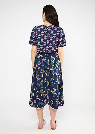 Midirock Eye of the Tiger, multicolor budgie, Röcke, Blau