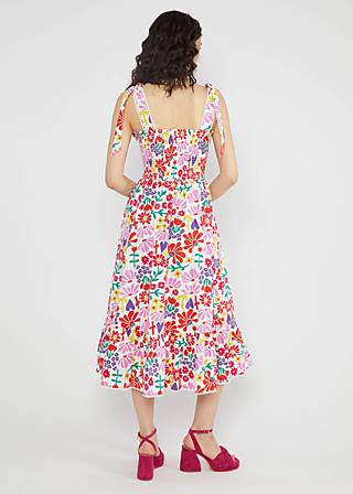 Midikleid Flowerchild, flower market, Kleider, Weiß