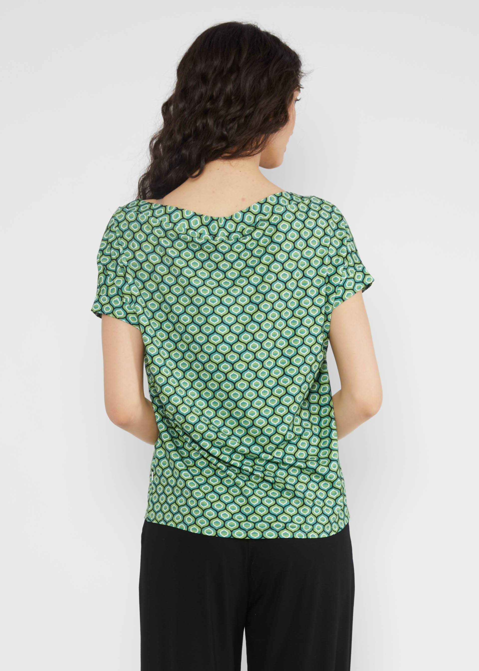 T-Shirt Flowgirl, spring pearl, Tops, Green