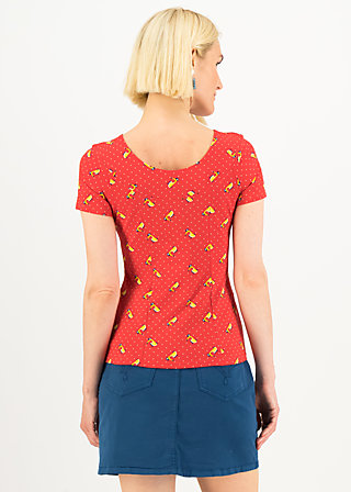 T-Shirt Fly Away with Me, vespa rossa, Shirts, Rot