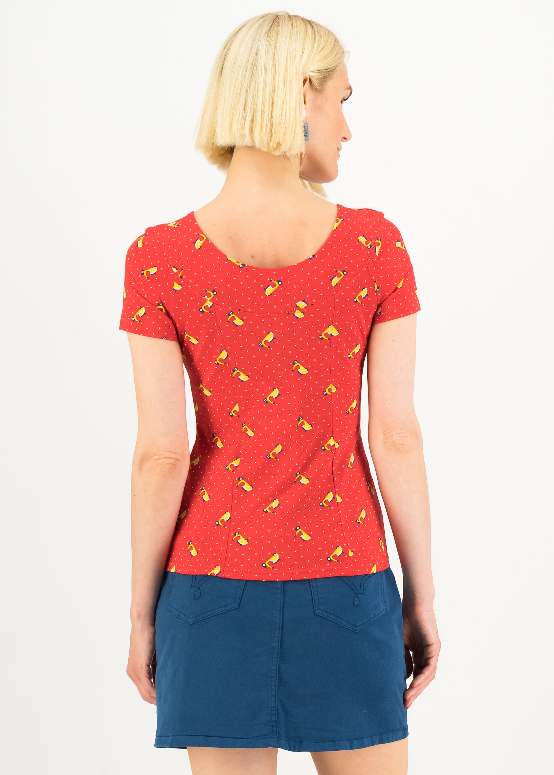 T-Shirt Fly Away with Me, vespa rossa, Shirts, Rot