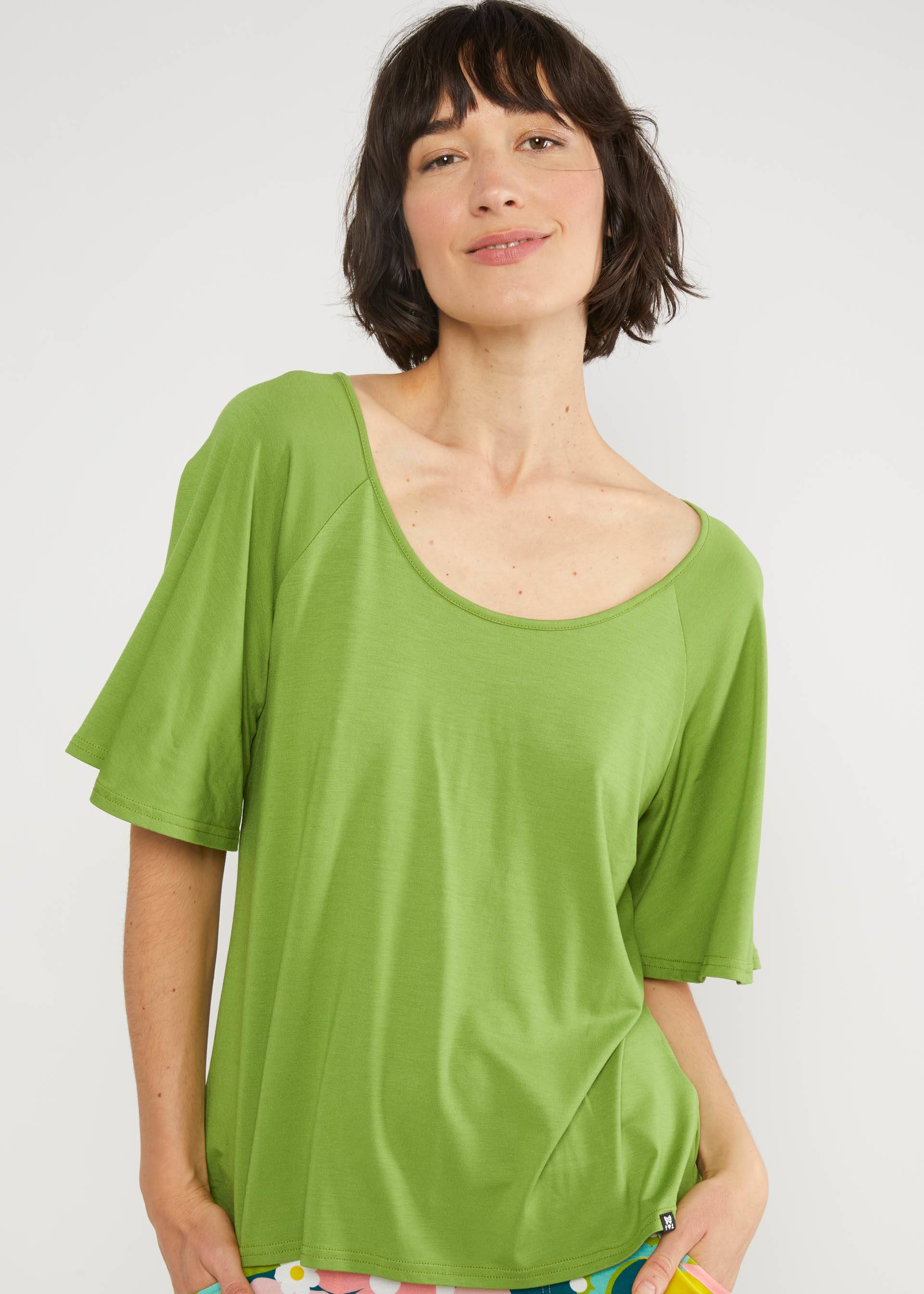 Jerseyshirt Fly Little Bird, little pea green, Shirts, Grün