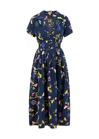 Midi Dress Grand Opening, multicolor budgie, Dresses, Blue