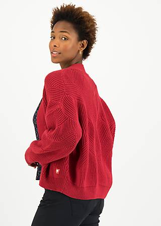 Cardigan Highway to my Heart, fruits rouge, Strickpullover & Cardigans, Rot