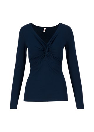 Longsleeve hot knot lacy, team blue, Shirts, Blau