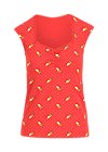 Sleeveless Top Let Romance Rule, vespa rossa, Shirts, Red