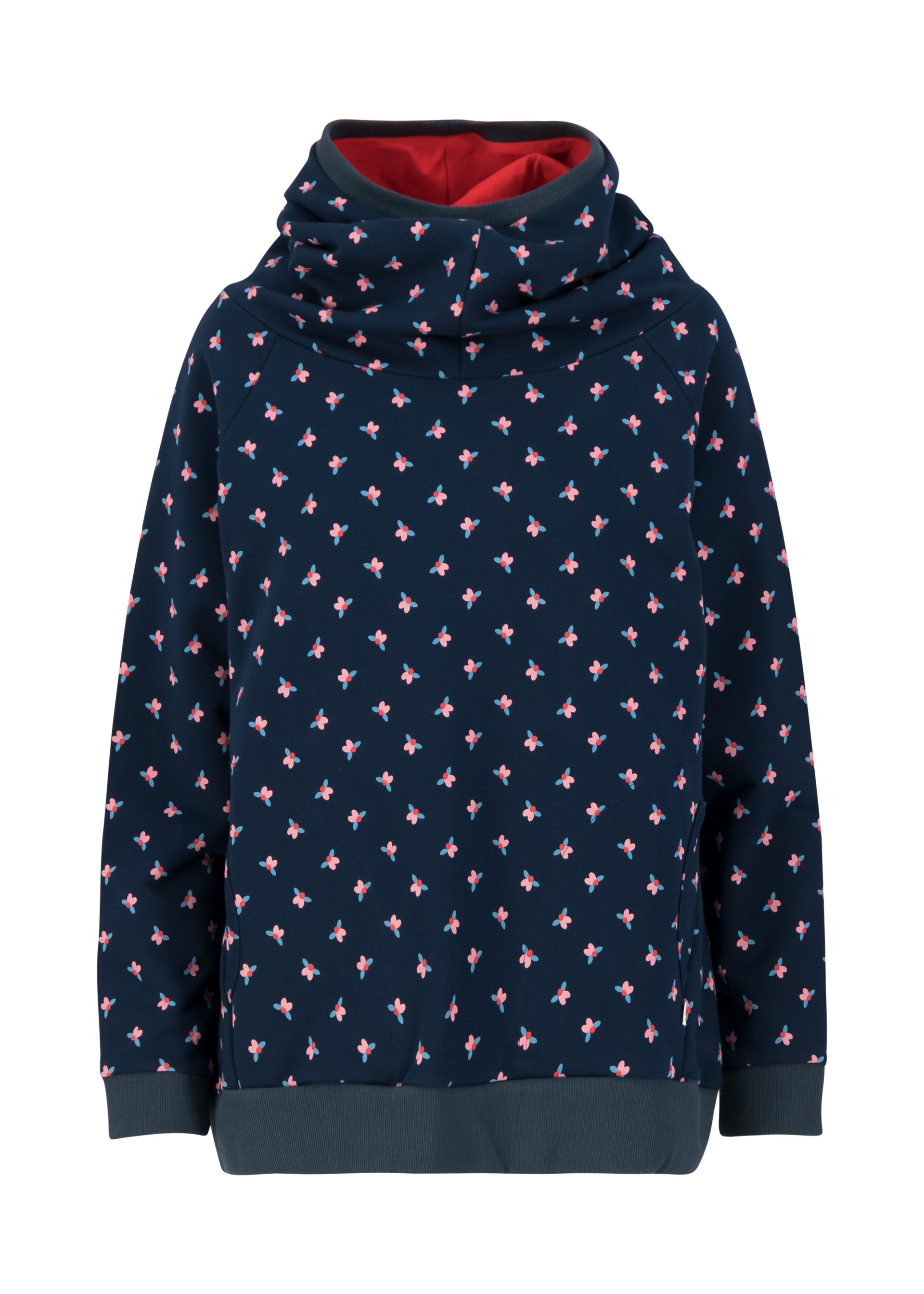 Oversize-Pullover matrioschkas armour, fleur de folk, Sweatshirts & Hoodies, Blau