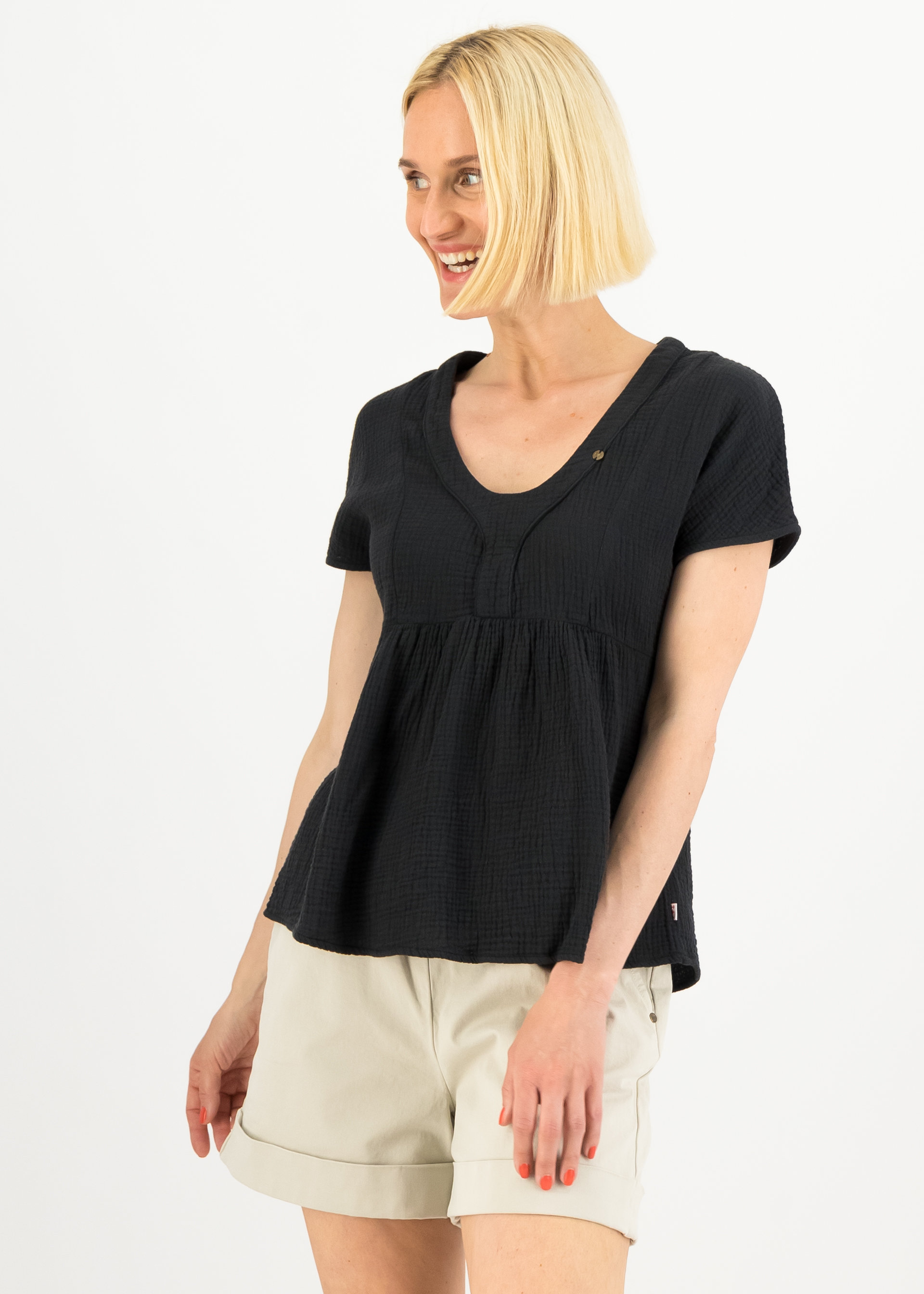 T-Shirt Meeresbrise Cache, notte oscura, Shirts, Schwarz