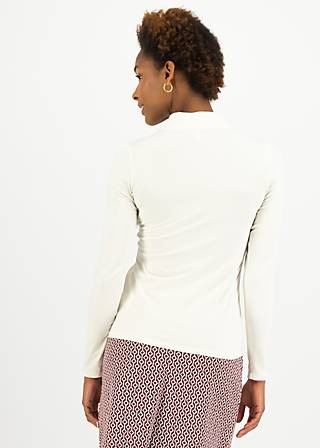 Longsleeve Shawly Shine, be pure white, Shirts, Weiß