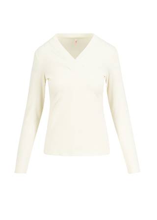 Longsleeve Shawly Shine, be pure white, Shirts, Weiß