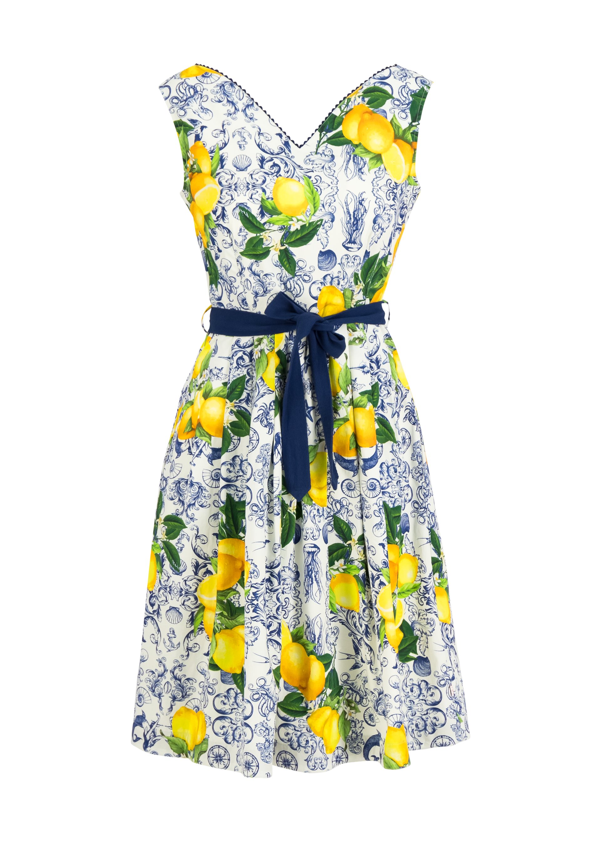 Festliches Kleid Swallowneck Sandglass, il limone, Kleider, Blau