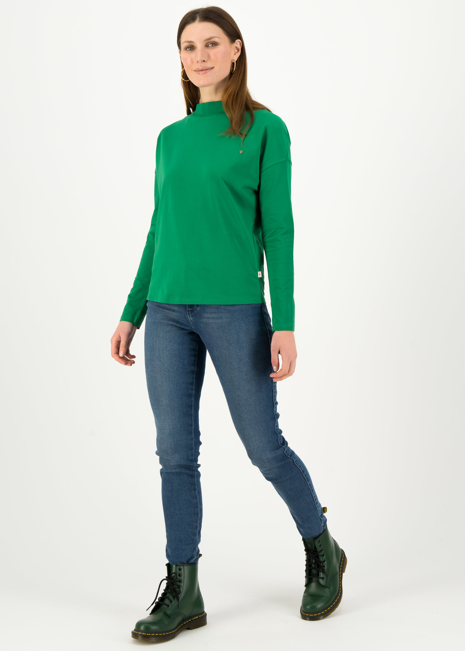 Longsleeve tailorlove turtle, fauna green, Shirts, Grün