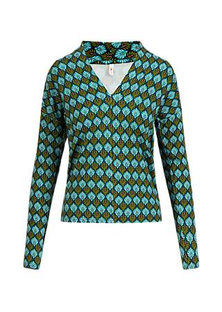 Longsleeve Ecological Elegance, mooncrystal power, Shirts, Blau