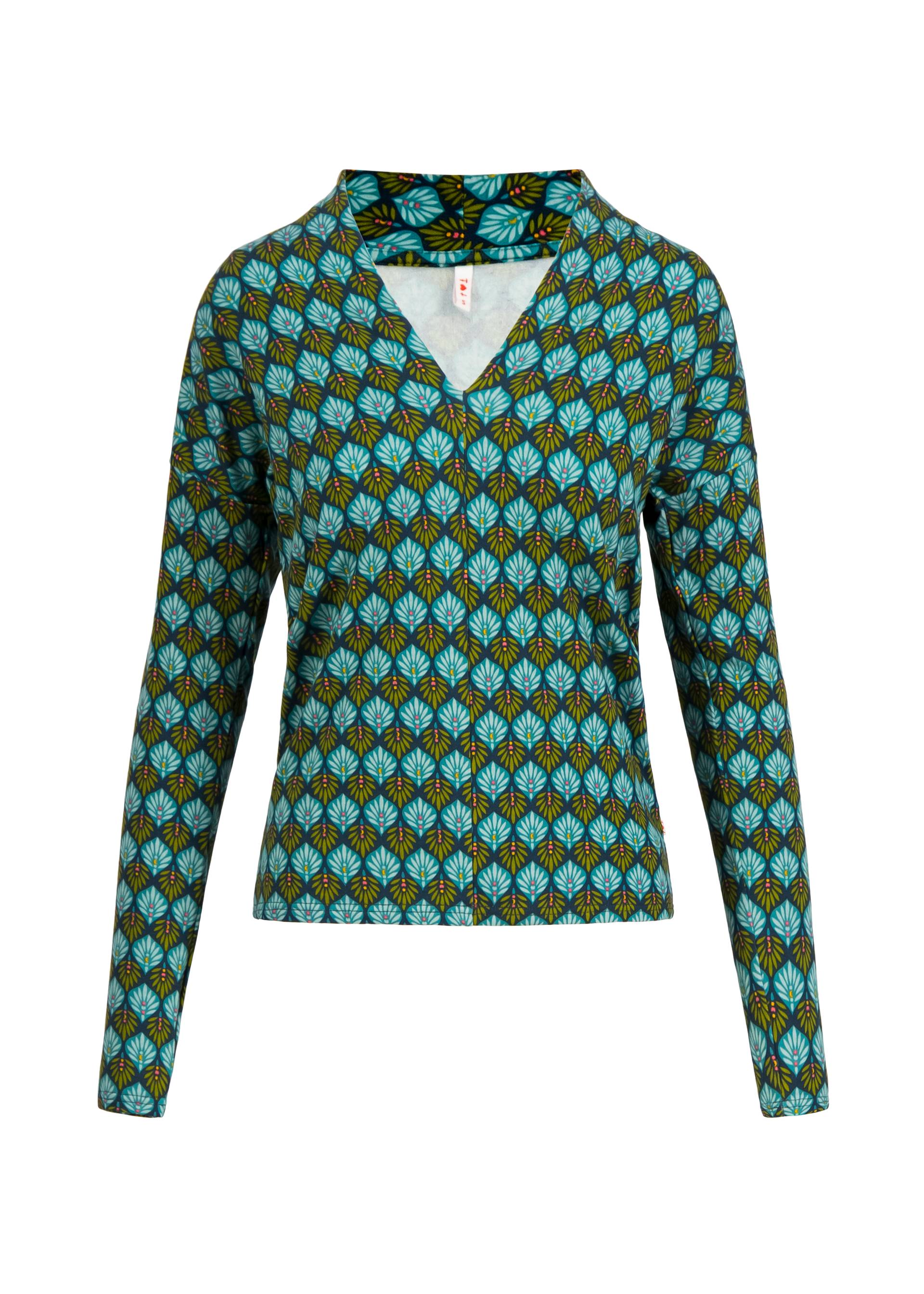 Longsleeve Ecological Elegance, mooncrystal power, Shirts, Blau