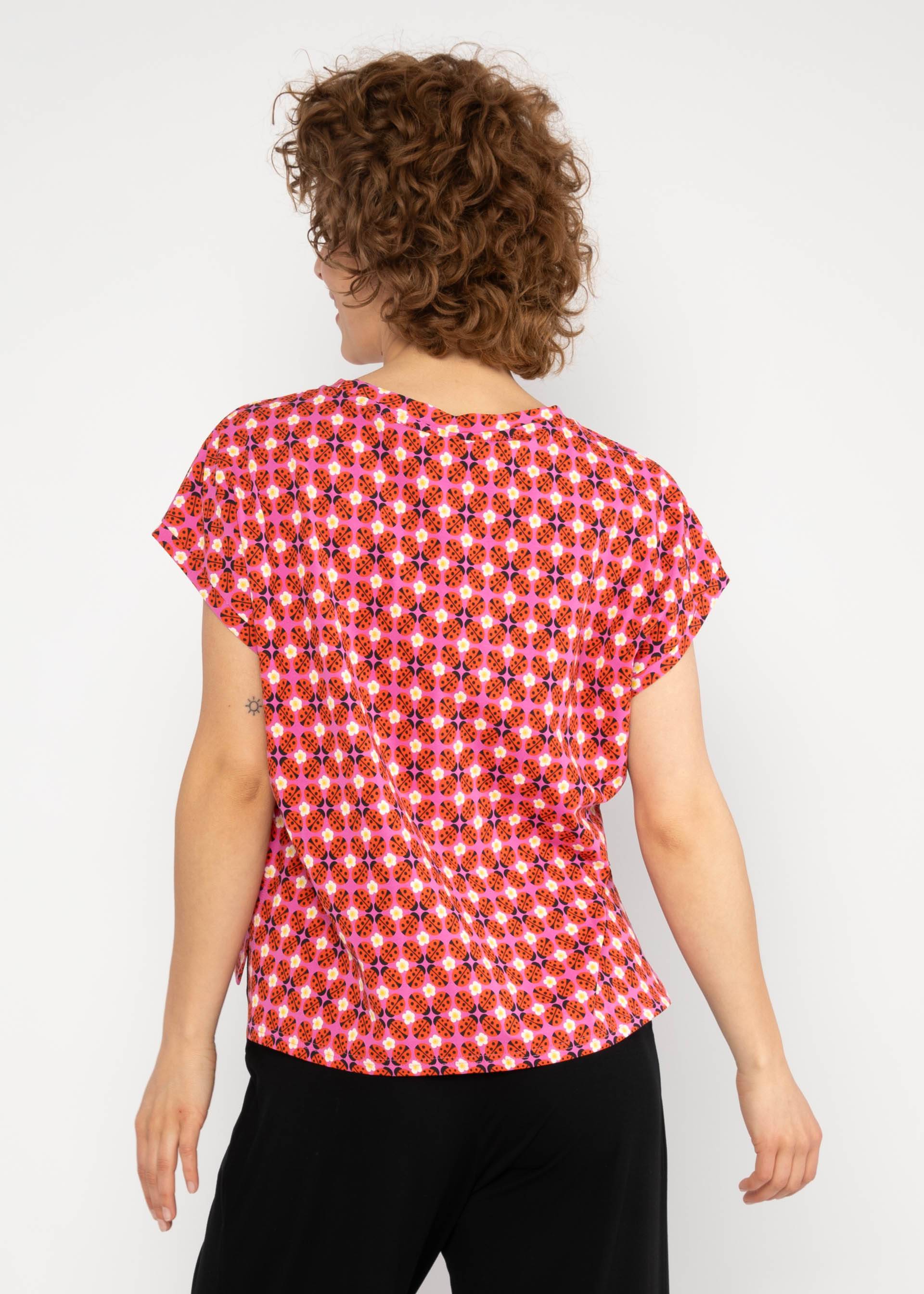 Jerseyshirt Everybody Surf Now, tiny ladybug Marlis, Shirts, Rosa