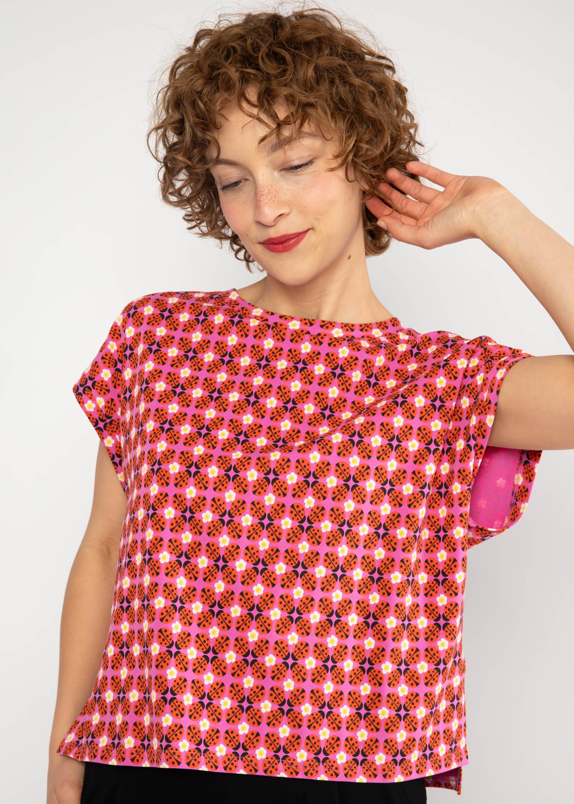 Jerseyshirt Everybody Surf Now, tiny ladybug Marlis, Shirts, Rosa