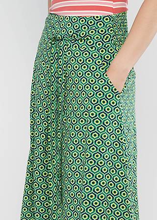 Sommerhose Flotte Culottes, leaf of love shanti, Hosen, Gr&uuml;n