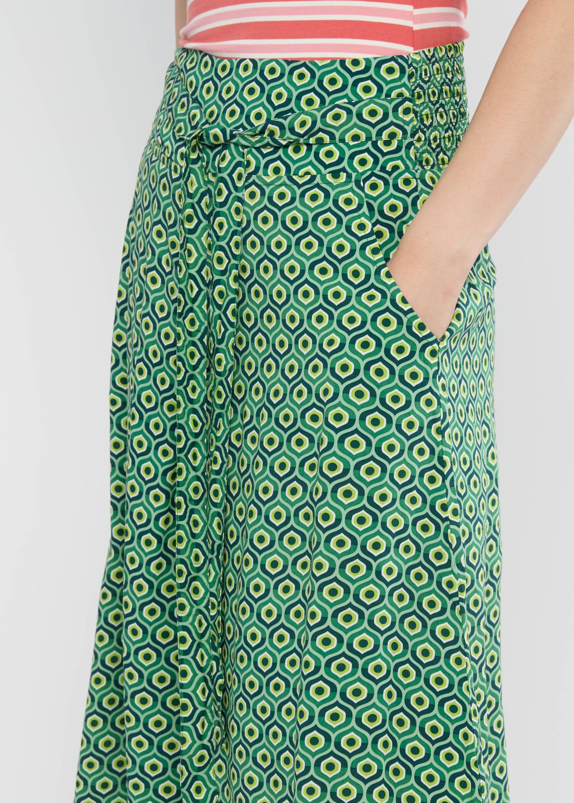 Sommerhose Flotte Culottes, leaf of love shanti, Hosen, Gr&uuml;n