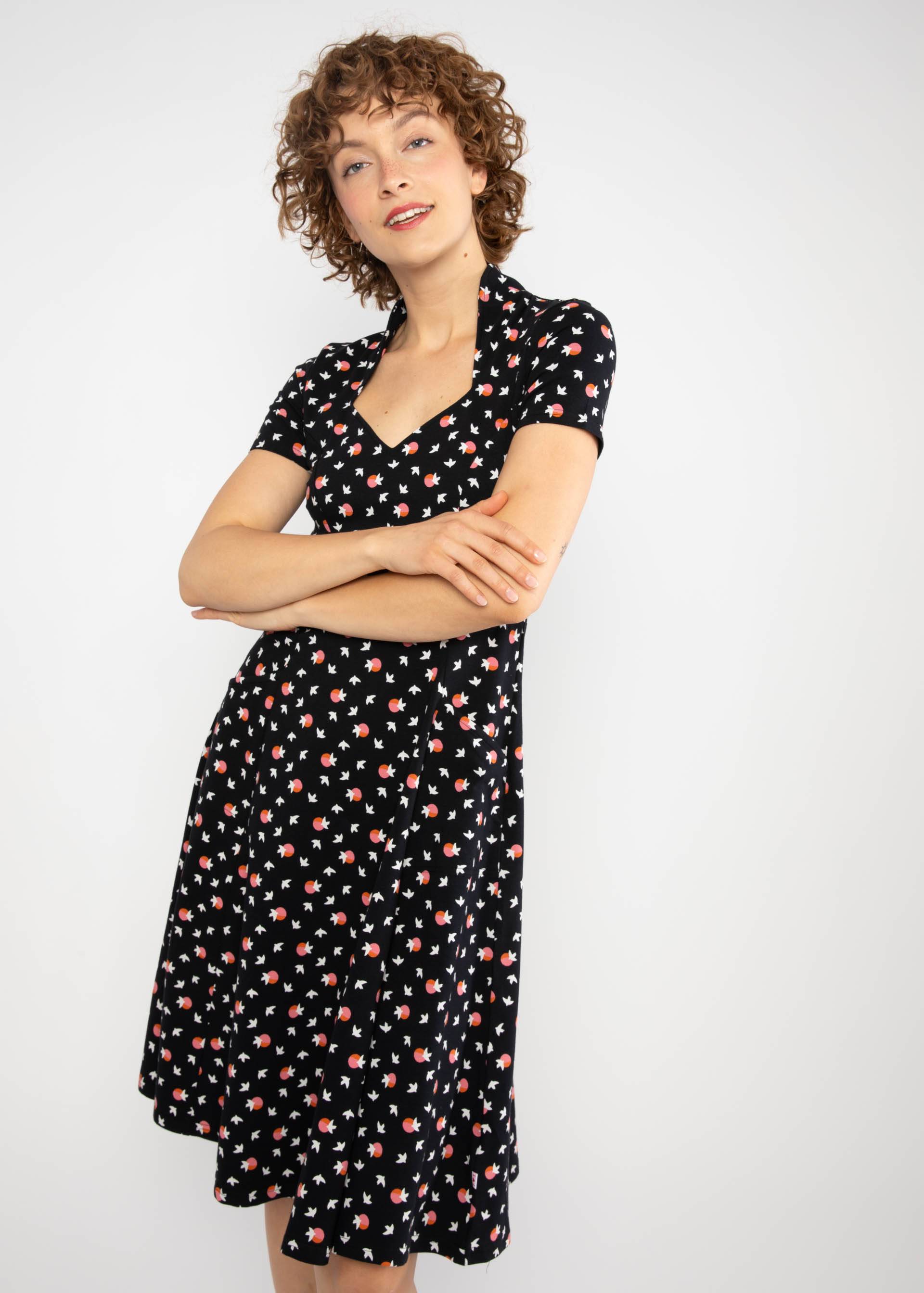 Sommerkleid Gracious Allure, supermoon swallow, Kleider, Schwarz