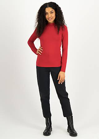 Longsleeve Happy Heart Turtle, iconic red, Tops, Red