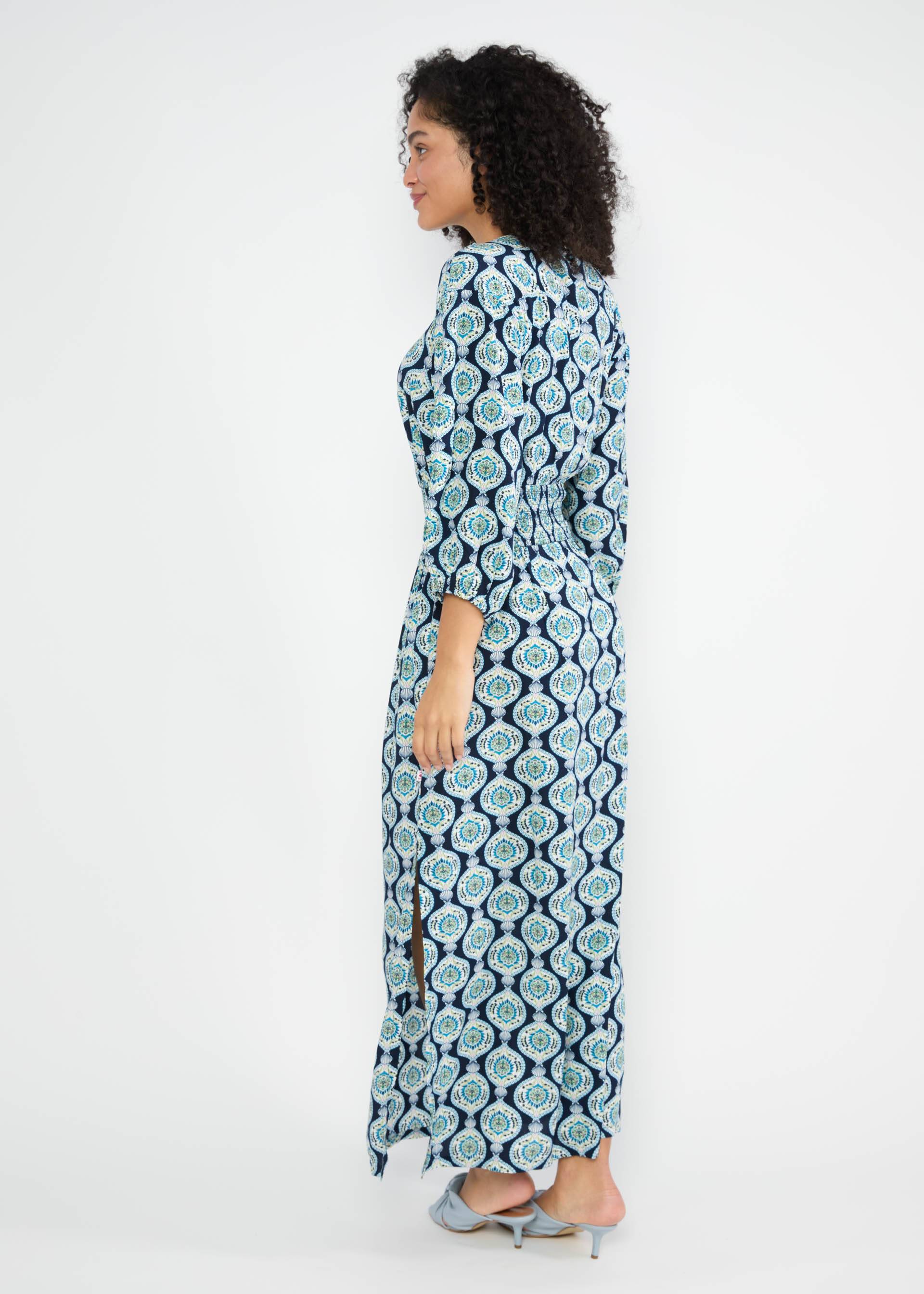 Occasion Dress Oho Ki Boho, romantic shell mosaic, Dresses, Blue