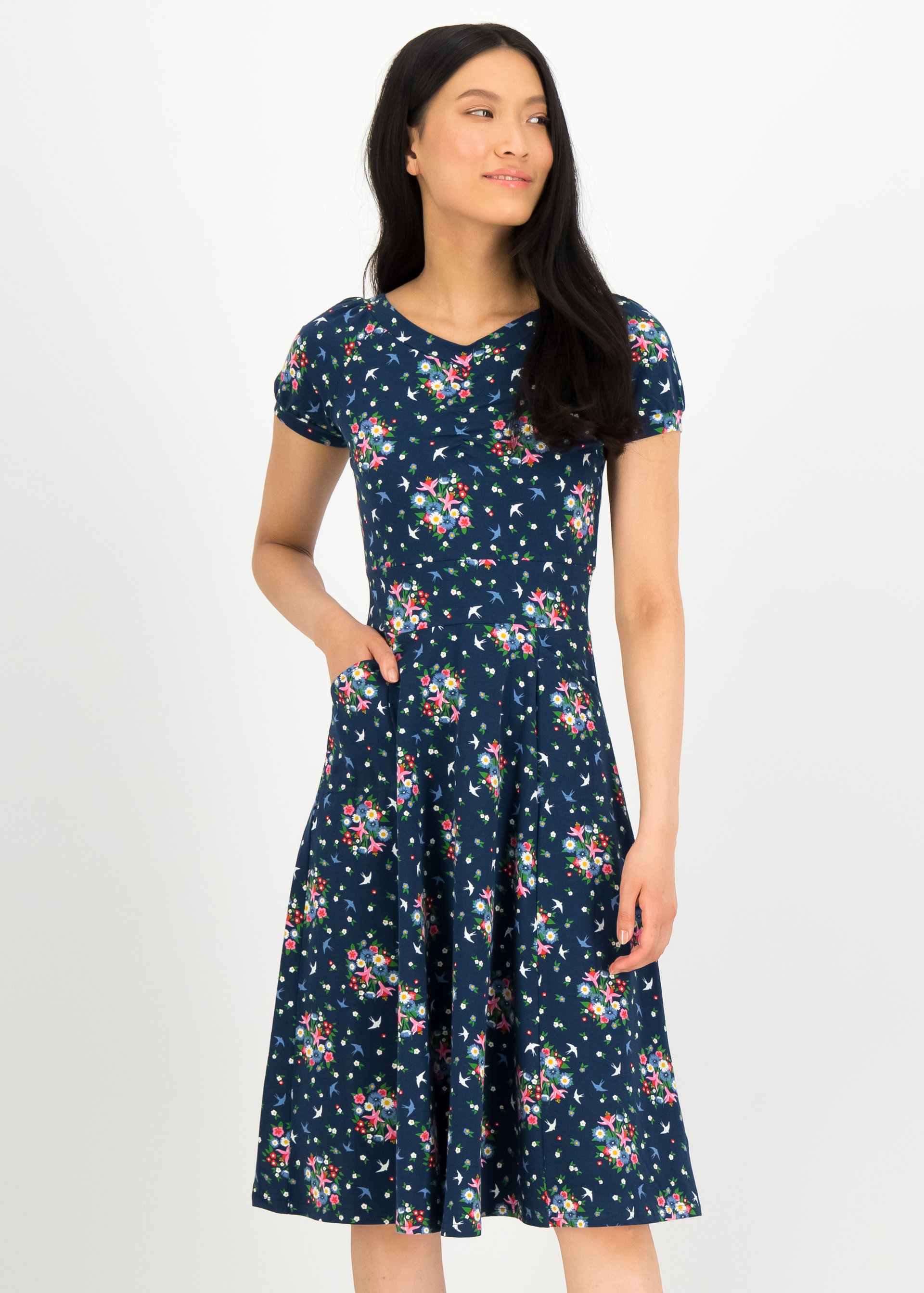 Sommerkleid Picknick Party, midnight june, Kleider, Blau