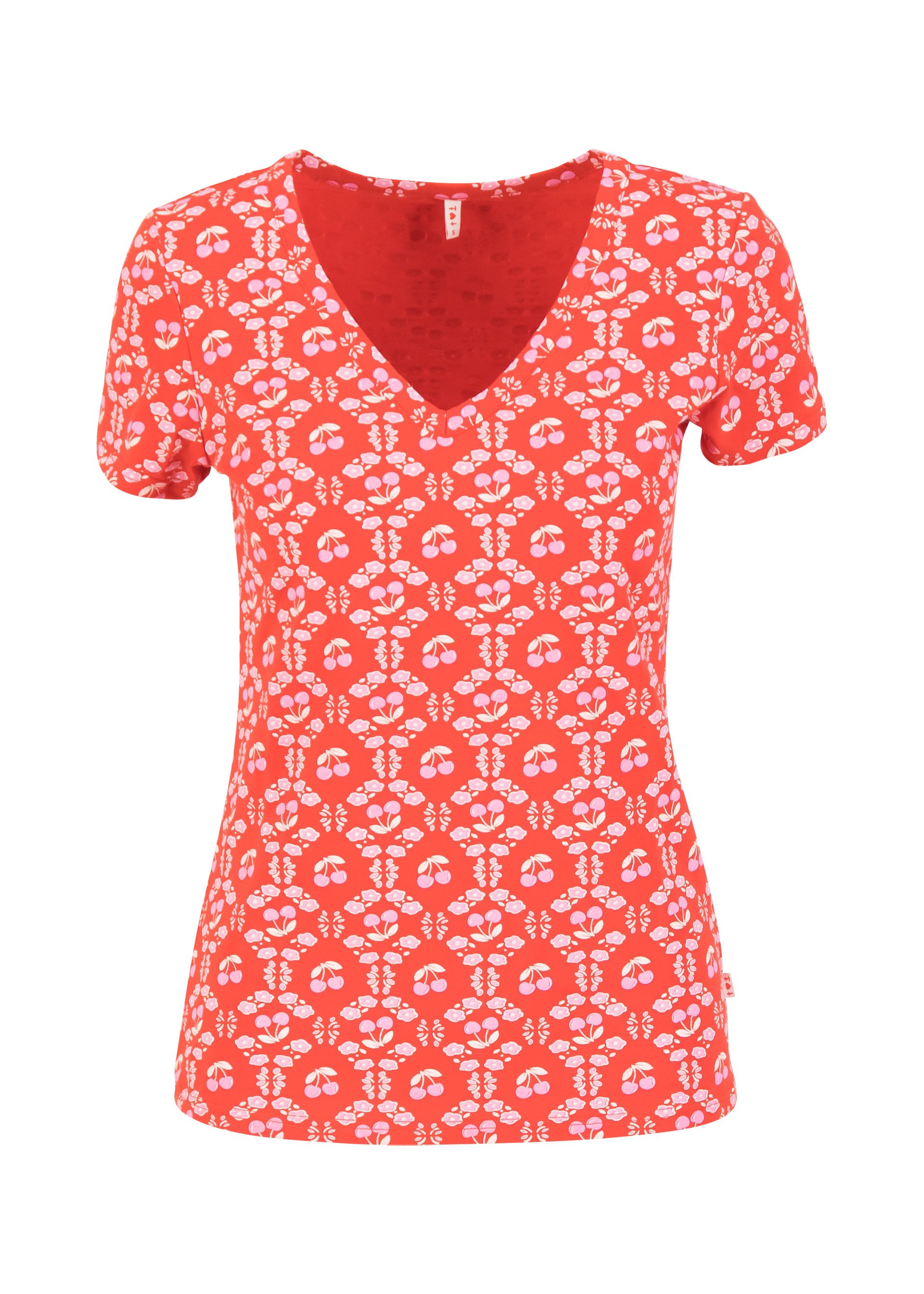 T-Shirt Sunshine Camp, kissed by lava, Shirts, Rot