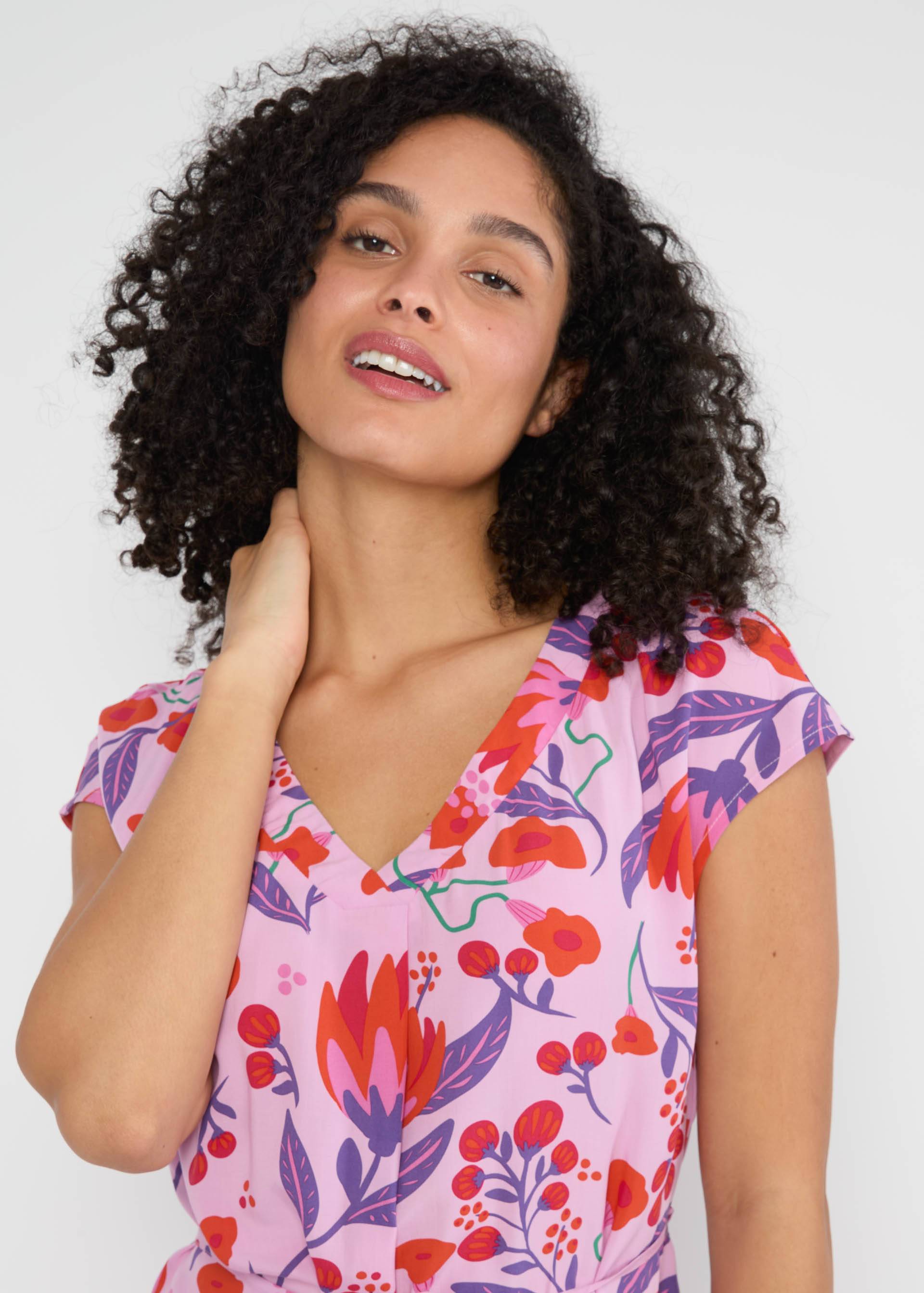 Midikleid Total Liberty Maniac, twisty tully, Kleider, Rosa