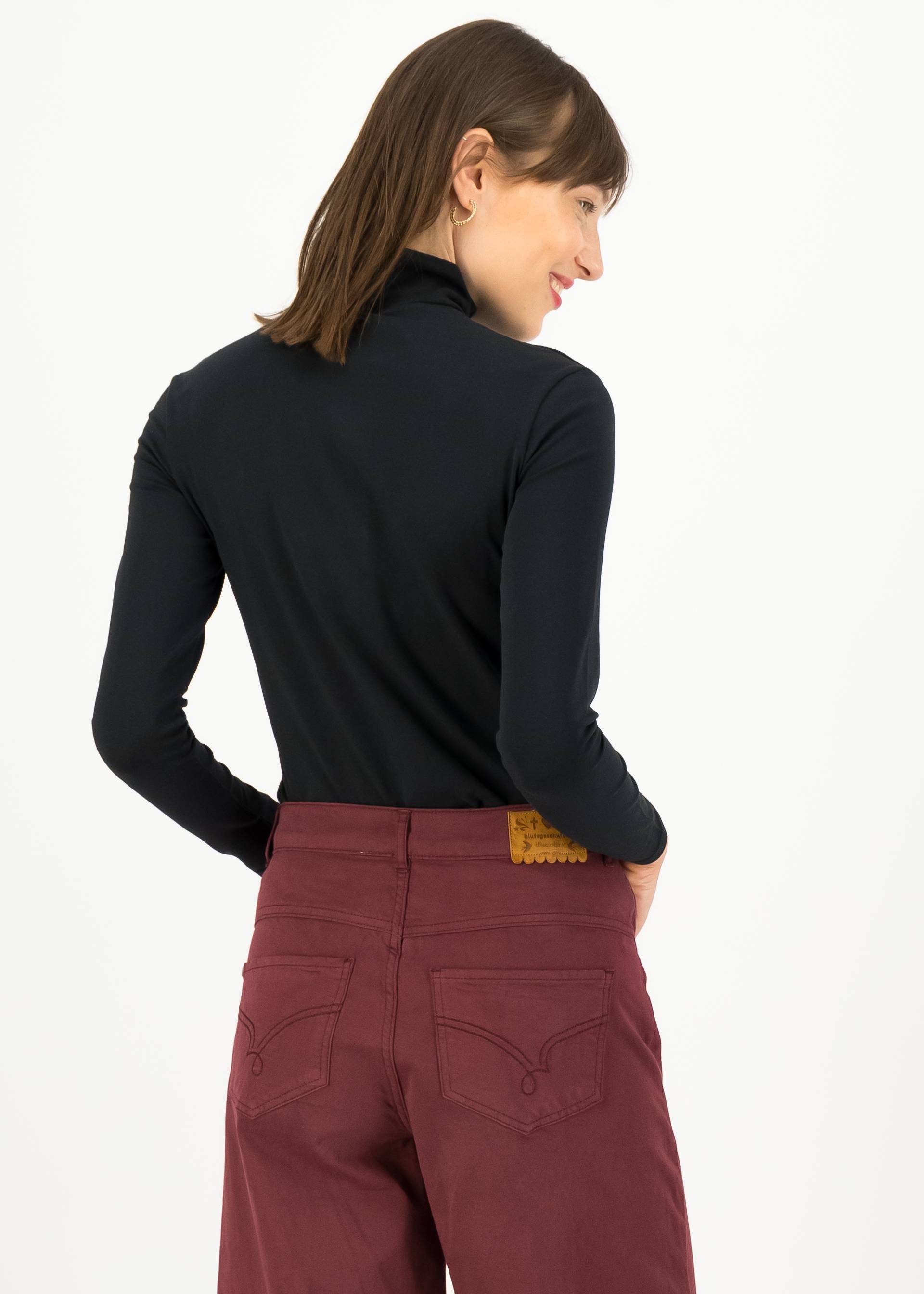 Longsleeve lonely lips turtle, black star, Shirts, Schwarz